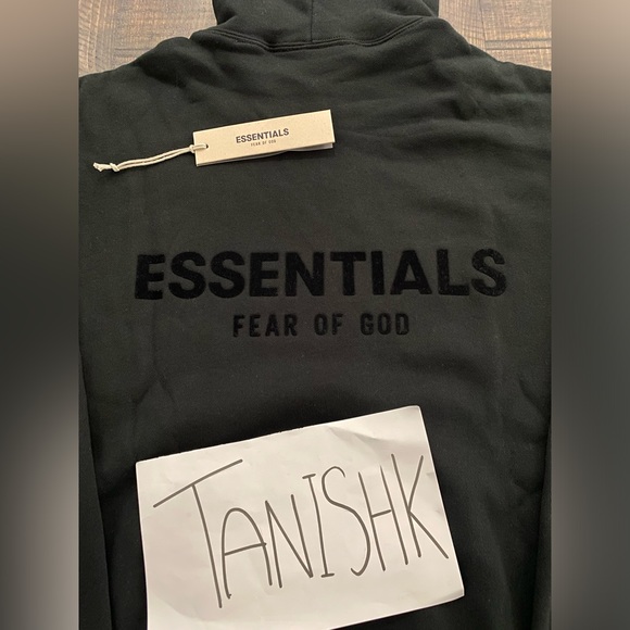 Black Essentials Hoodie - Picture 6 of 6